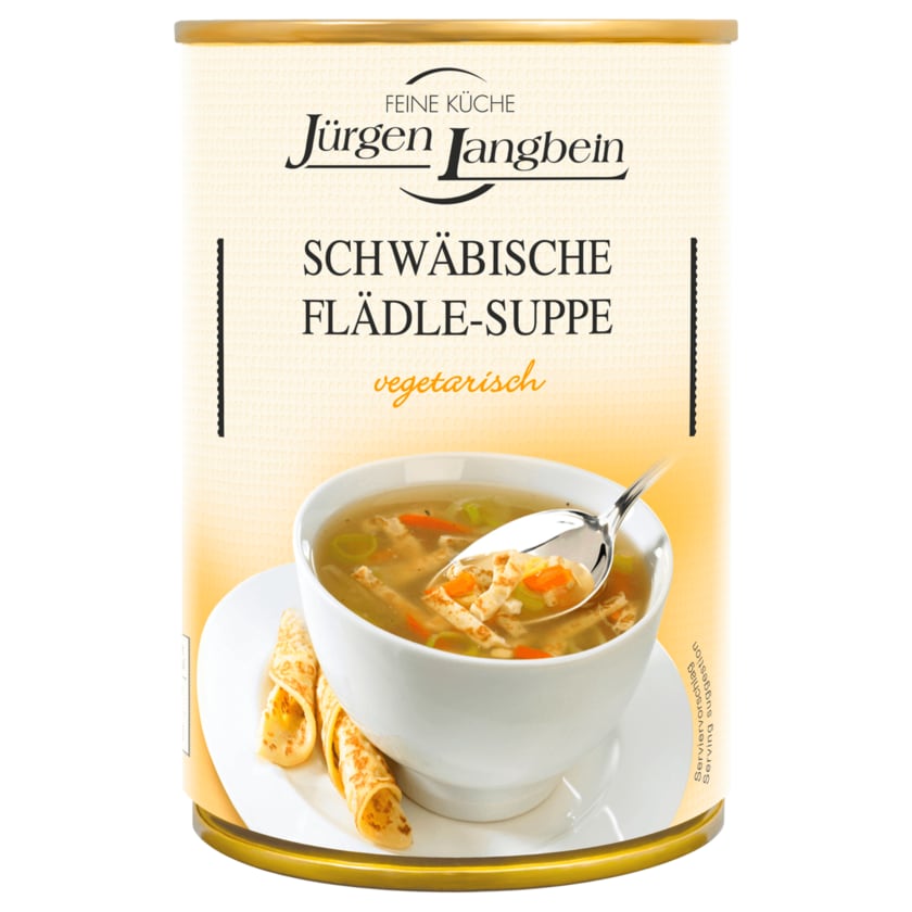 Jürgen Langbein Schwäbische Flädle-Suppe 400ml